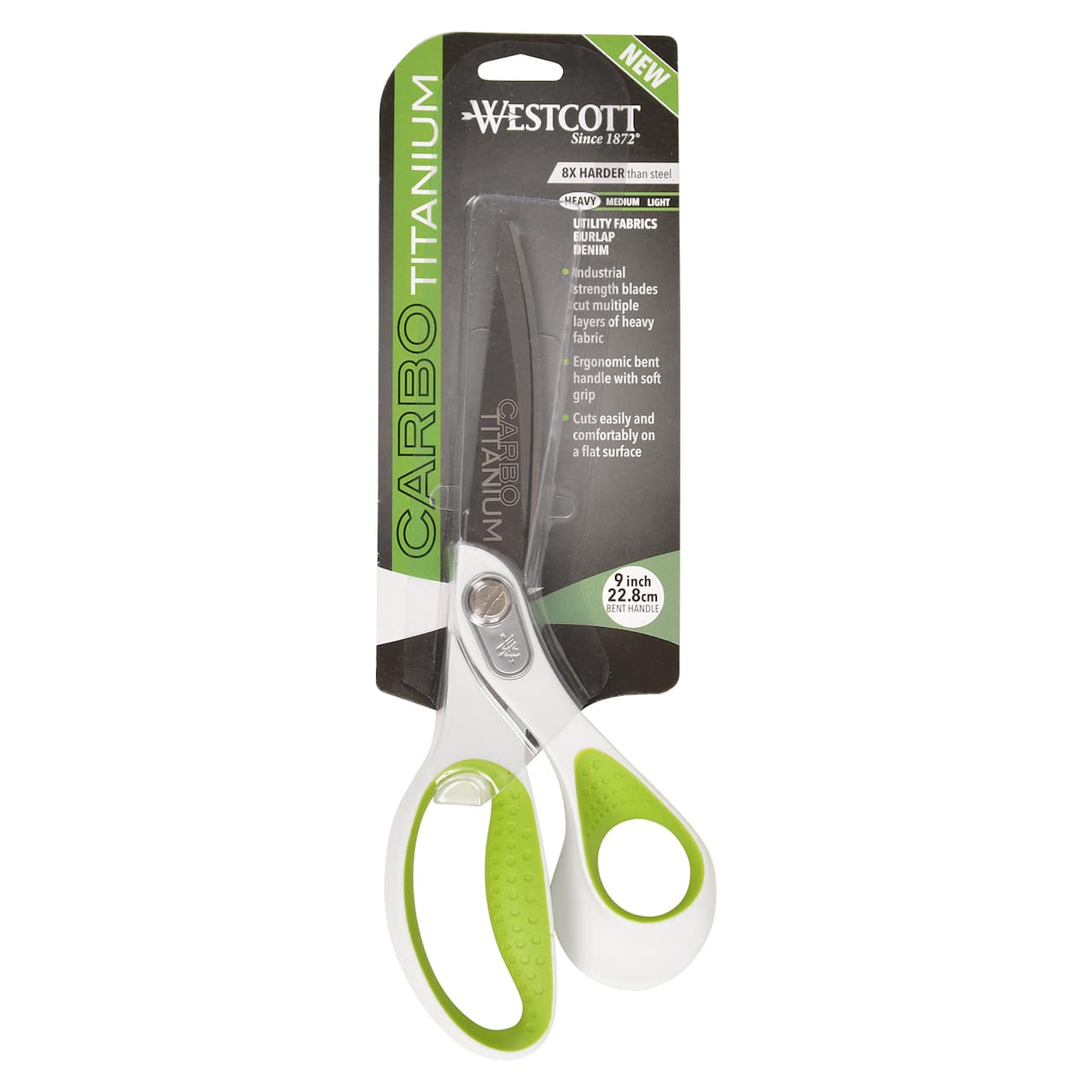 6 Pack: Westcott® Carbo Titanium 9" Bent Scissors
